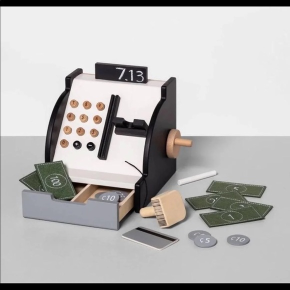 hearth and hand wooden cash register